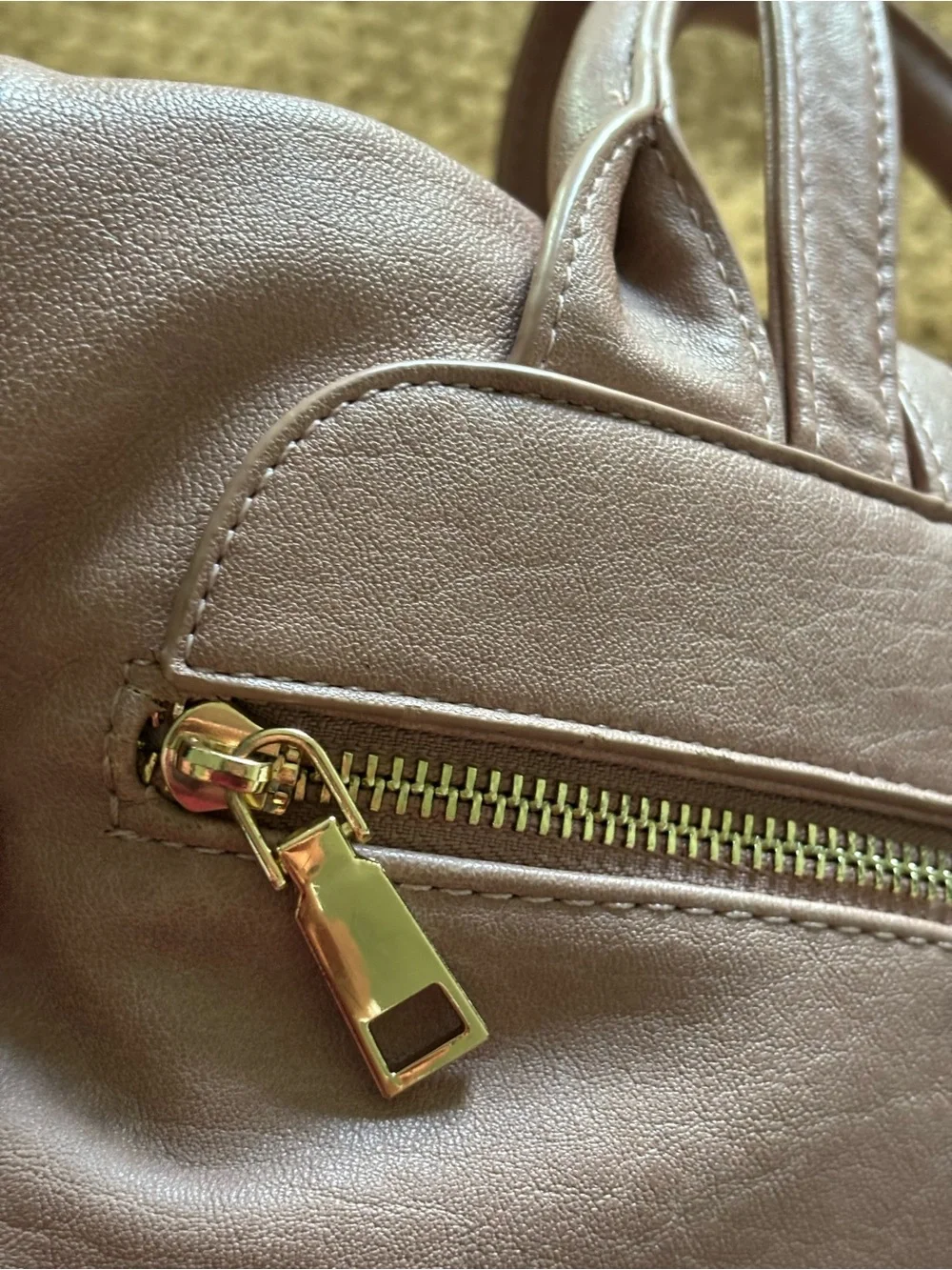 Miztique Dusty Pink Tassel Backpack